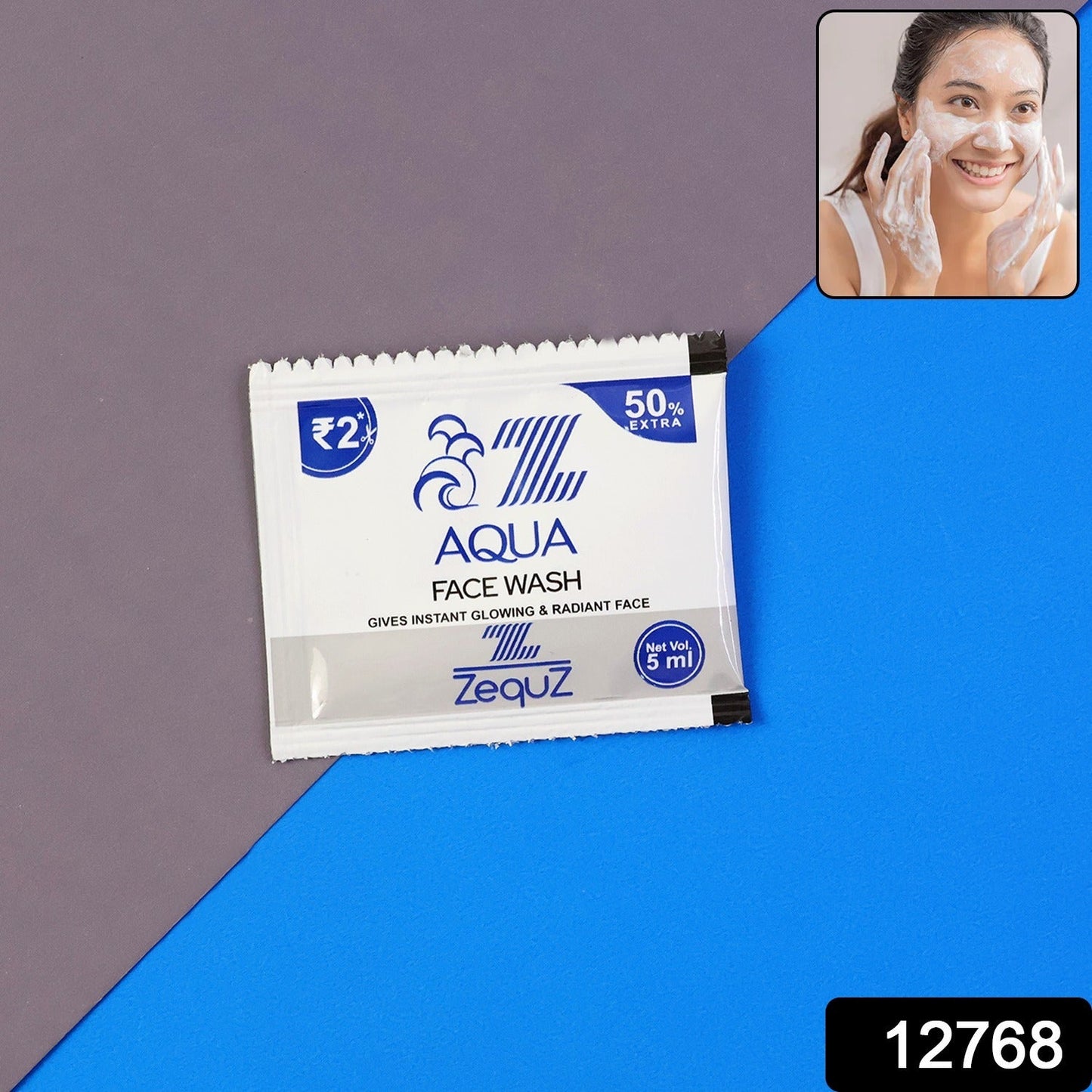 Zequz Aqua Face Wash Sachet (5 ML / 1 Pc)