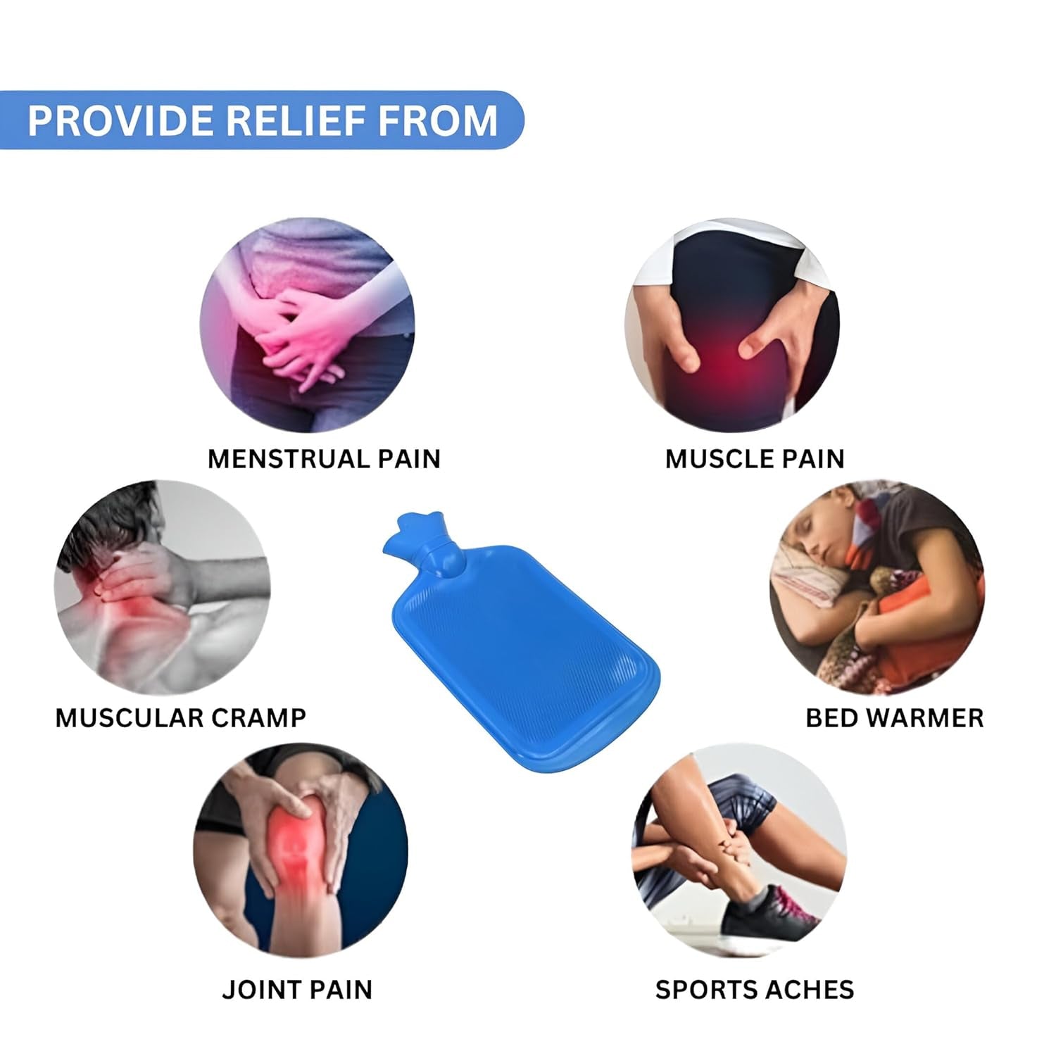 Soft hot water bag for home comfort therapy