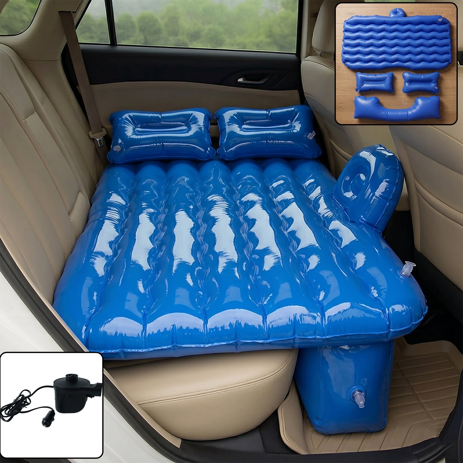 portable inflatable car mattress