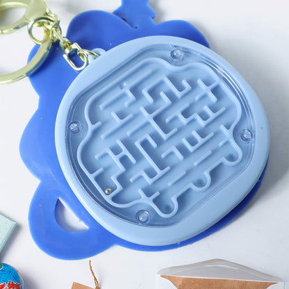 Cute Cartoon Bunny Calculator Keychain with Mini Digital Display (1 Pc)