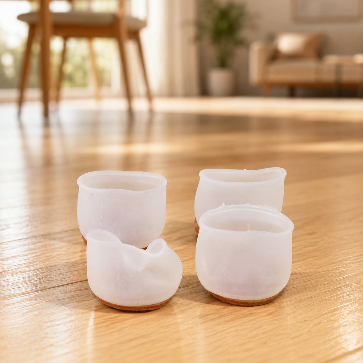 Premium Silicone Furniture Feet Pads (4 Pc Set / Mix Color)