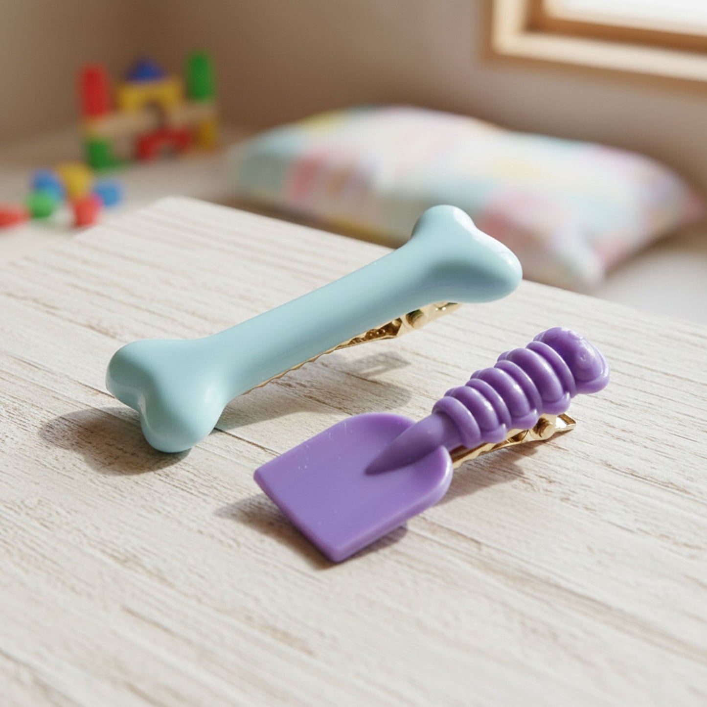 Cute Cartoon Hair Clip Set (4 Pc)