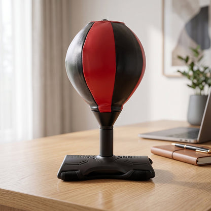 Portable B-Grade Inflatable Punching Bag with Air Pump (1 Pc)