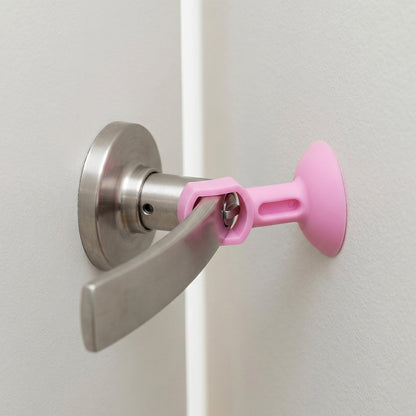 Silicone Door Stopper Suction Door Holder Anti Collision Door Handle Stopper (5 Pc)