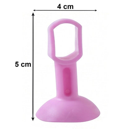 Silicone Door Stopper Suction Door Holder Anti Collision Door Handle Stopper (5 Pc)