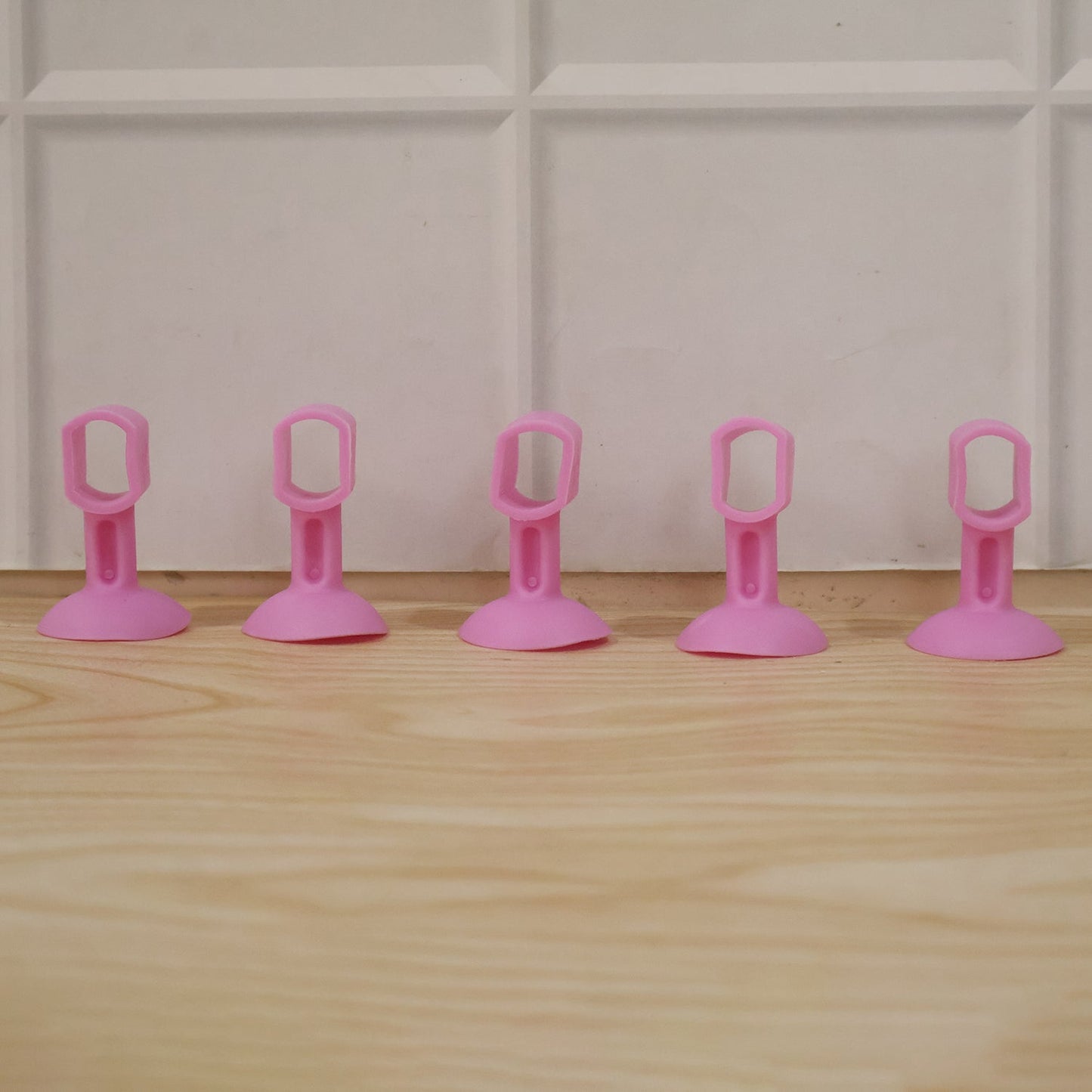 Silicone Door Stopper Suction Door Holder Anti Collision Door Handle Stopper (5 Pc)