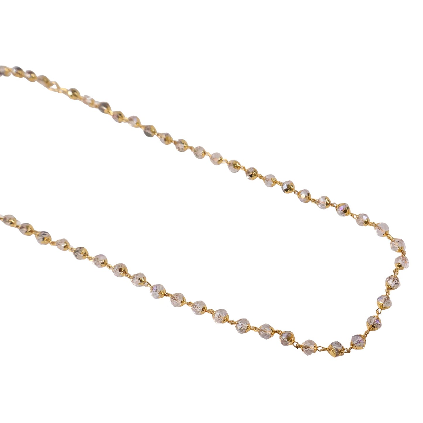Crystal chain necklace