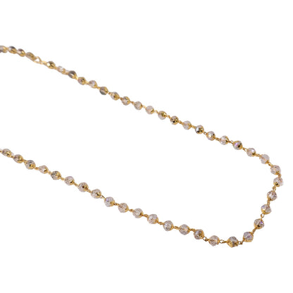 Crystal chain necklace