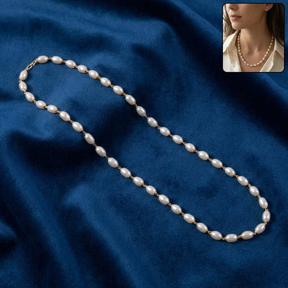 Pearl beaded necklace