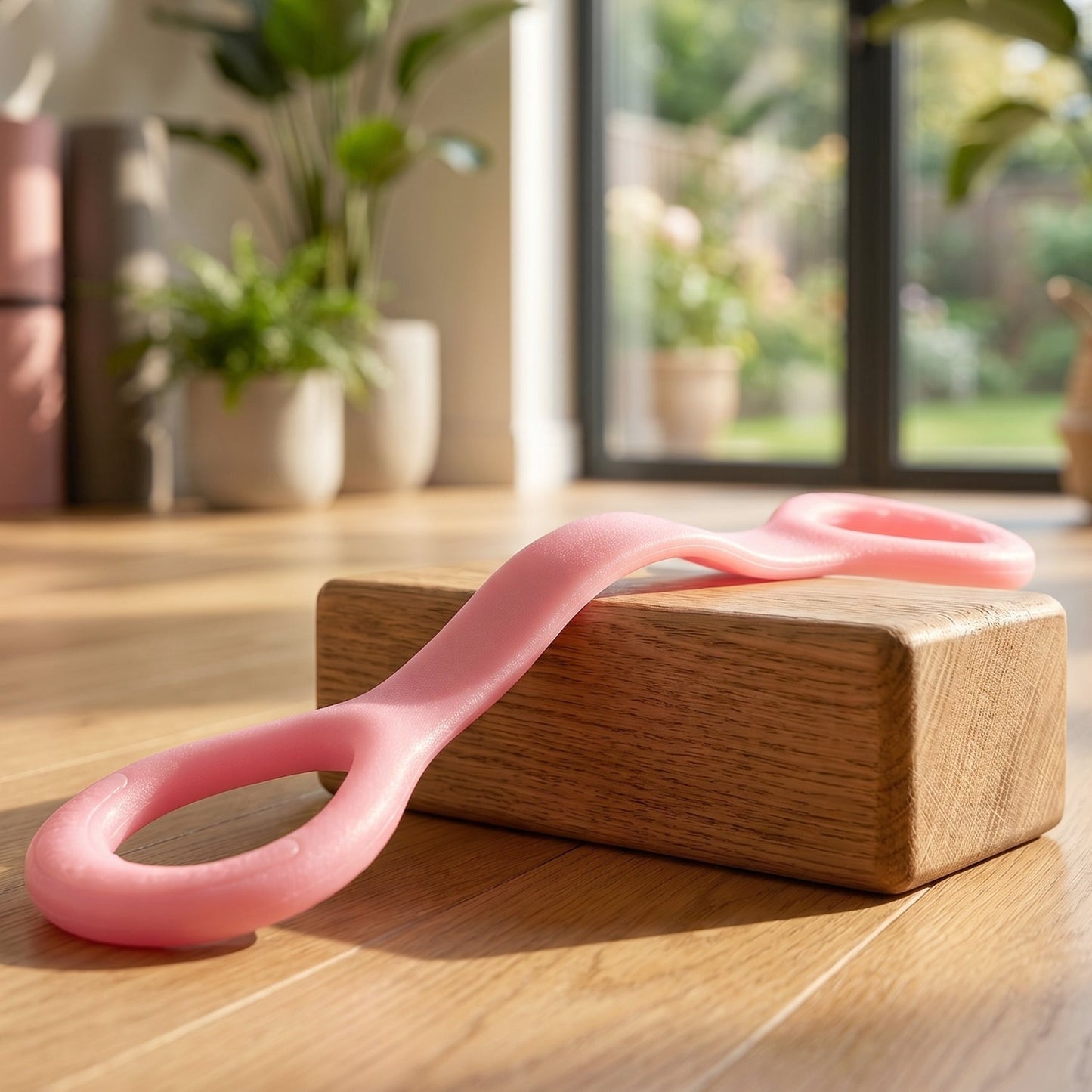 Silicone Yoga Pull Rope Chest Expander Resistance Band (1 Pc)
