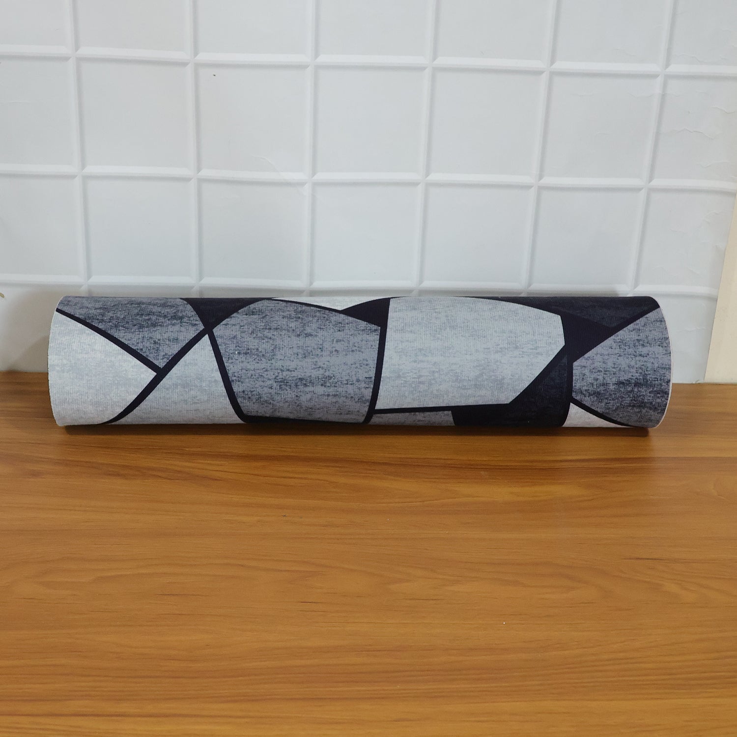 durable geometric floor mat