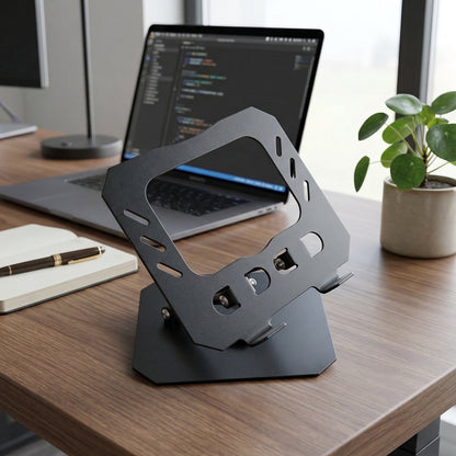 Foldable Adjustable Metal Tablet Stand (1 Pc)