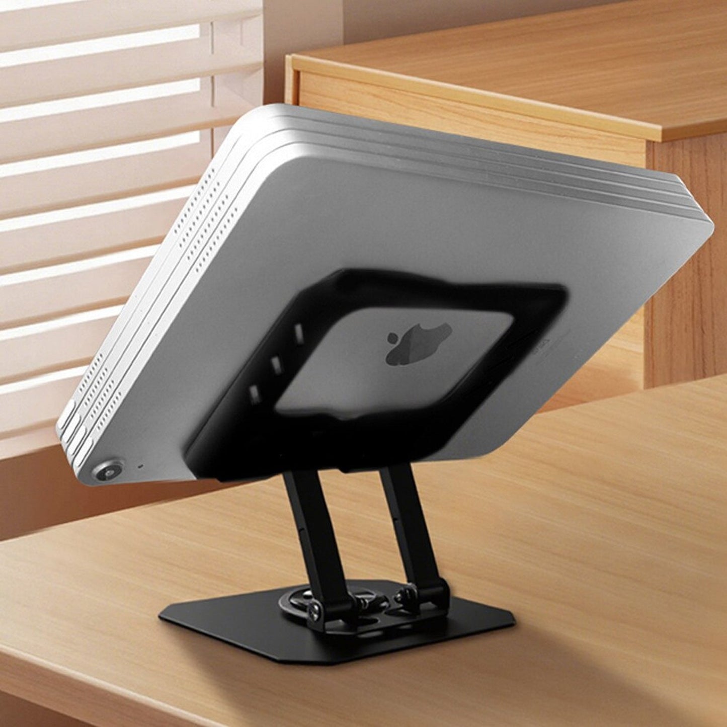 Foldable Adjustable Metal Tablet Stand (1 Pc)