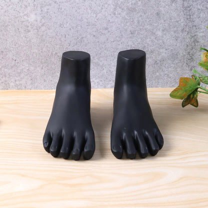 Black foot mannequin stand with anklets India
