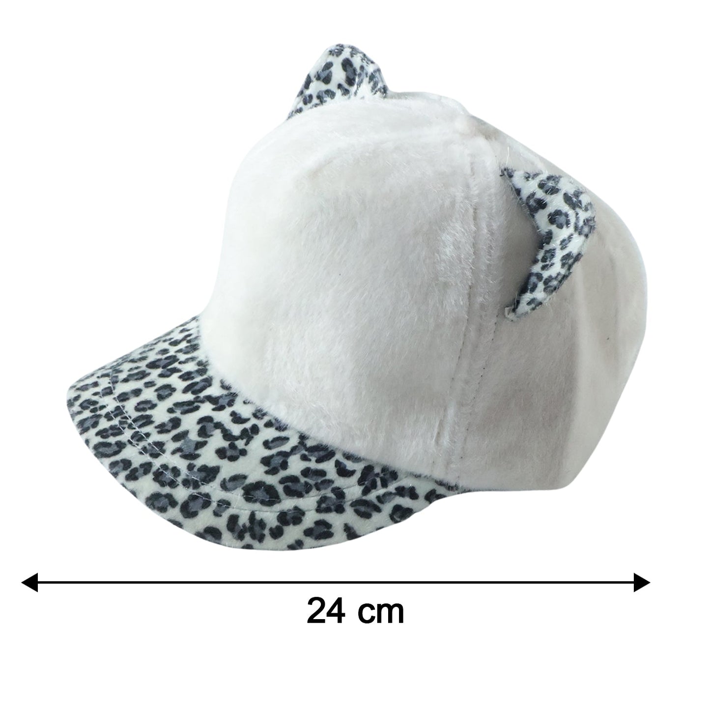 Stylish Cat Ear Designer Cap for Women & Girls (1 Pc)