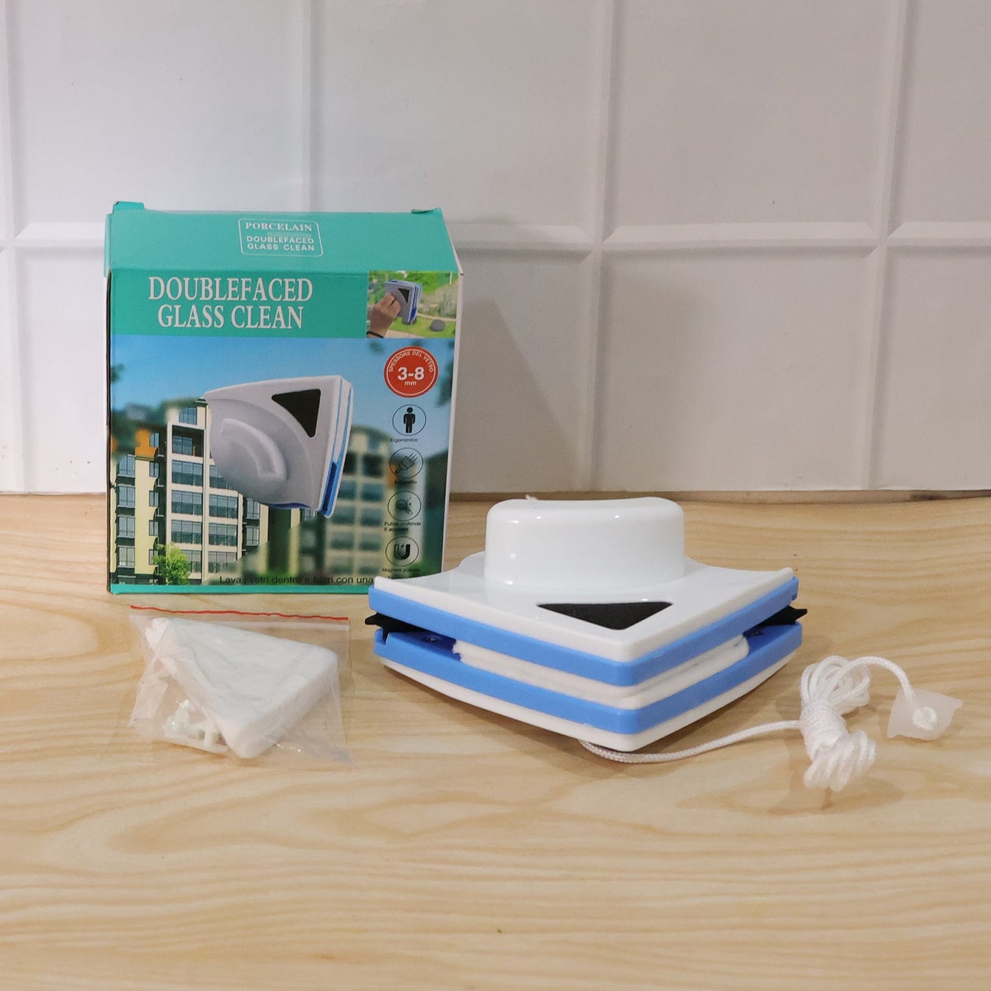 Double Sided Magnetic Glass Cleaner (1 Pc)