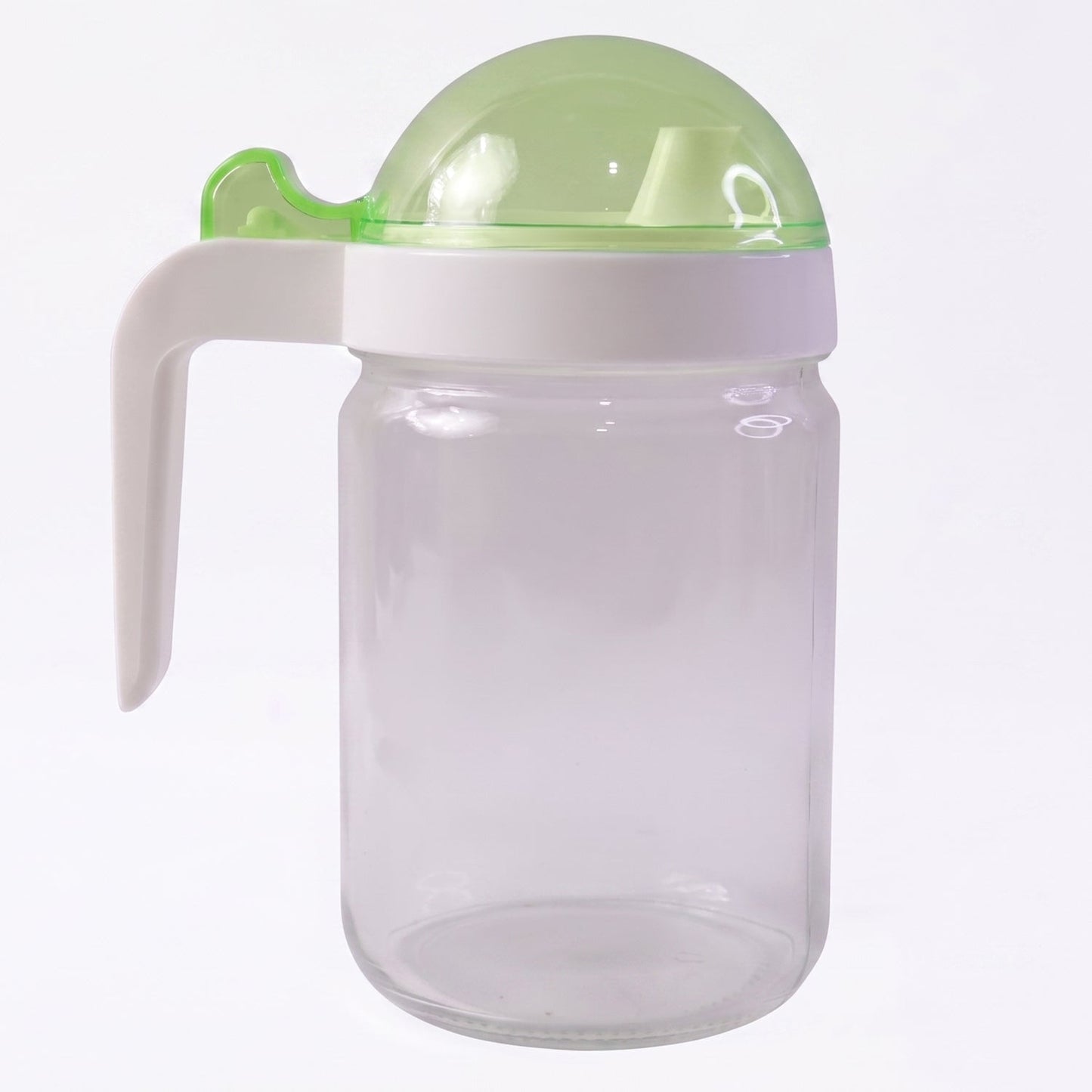  glass oil container with lid