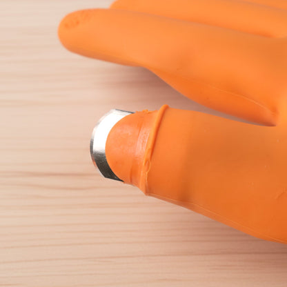 Silicone Gloves with Thumb Knife Finger Protector (1 Pair)