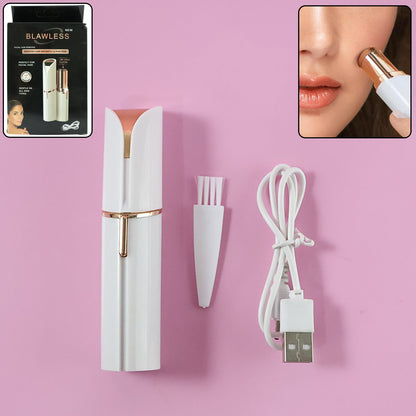 rechargeable facial hair remover set for women