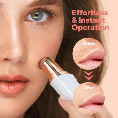 portable facial hair remover device for women