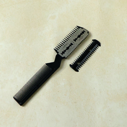 razor blade comb cutter