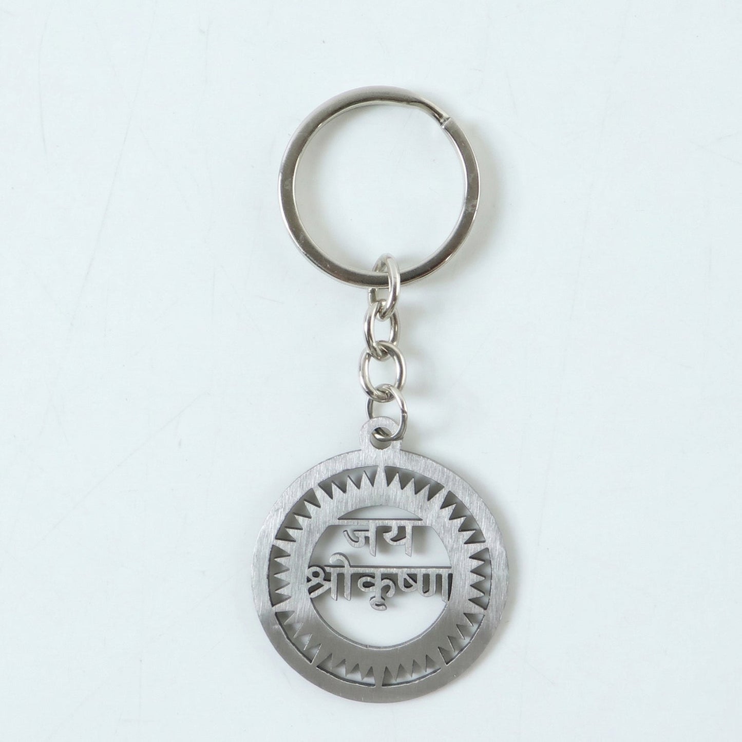 hindu spiritual krishna keychain