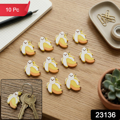 Cartoon banana bag charm set