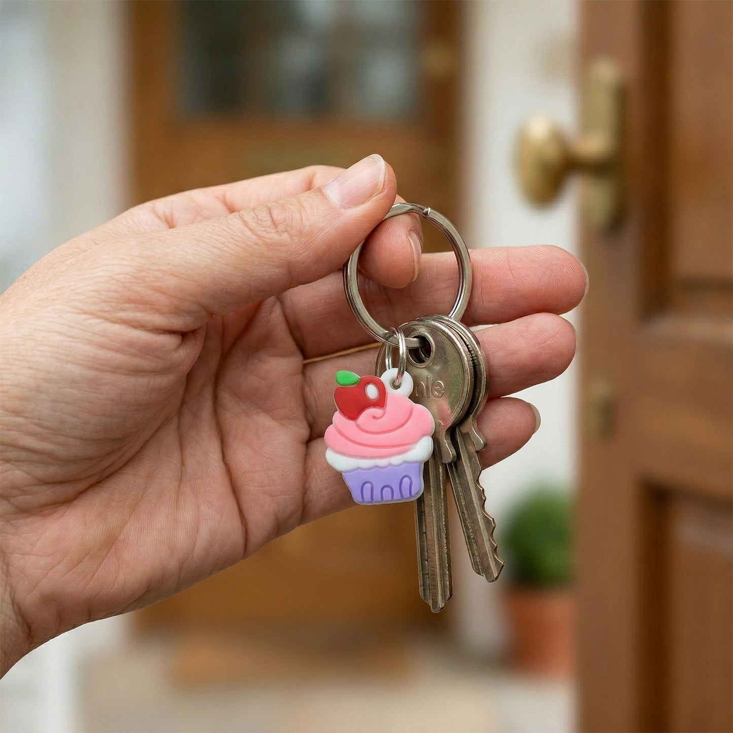 cupcake design key holder