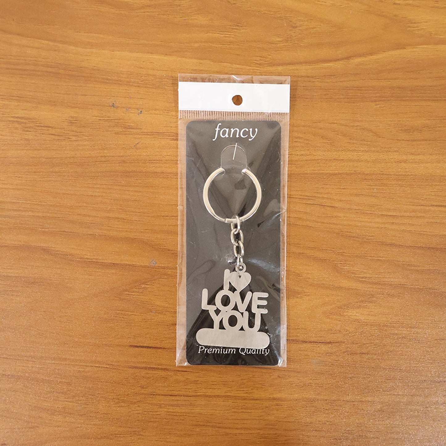 Premium Metal Love You Keychain 1 Pc