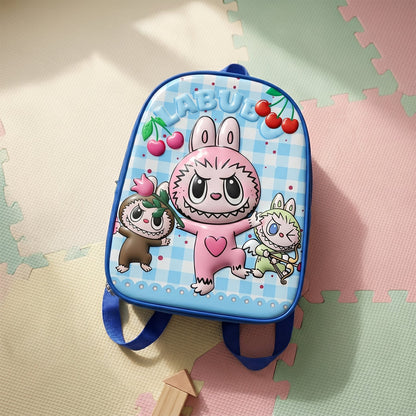 Cute Cartoon Printed Kids School Backpack (1 Pc, 12 Inch)