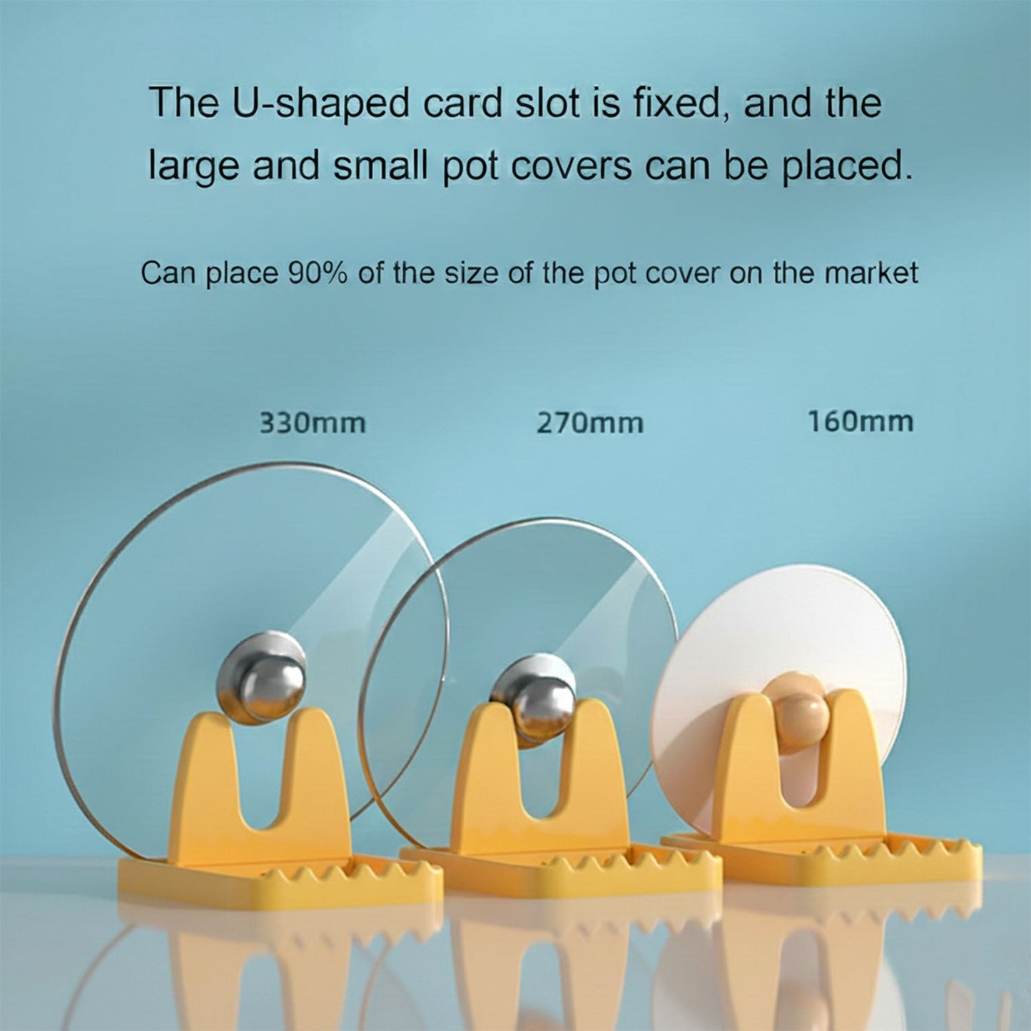 Multipurpose Kitchen Lid & Spoon Holder Stand (1 Pc)