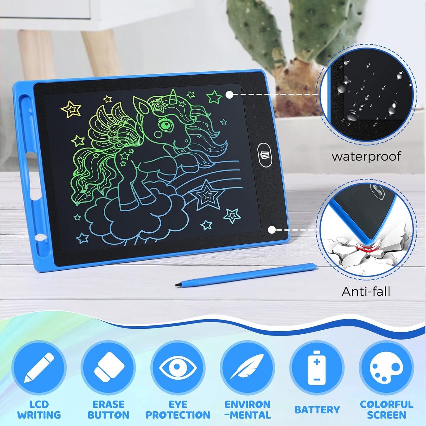 LCD writing board reusable tablet