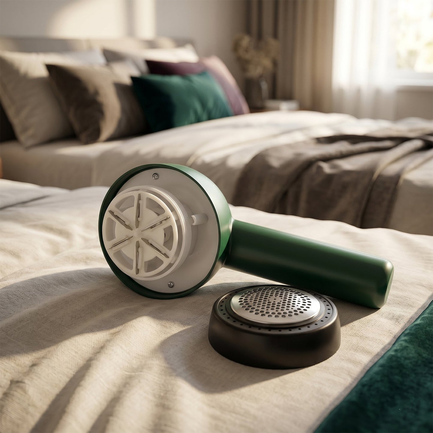 Electric Lint Remover with Cleaning Brush (1 Pc)