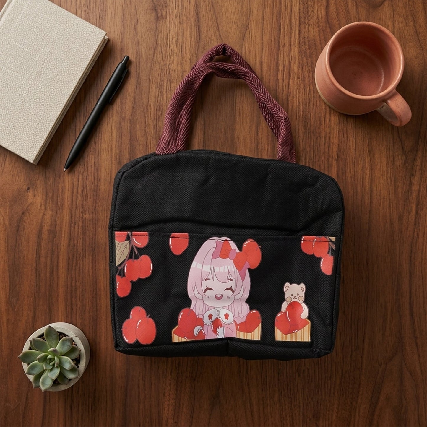 lightweight cartoon lunch carrier