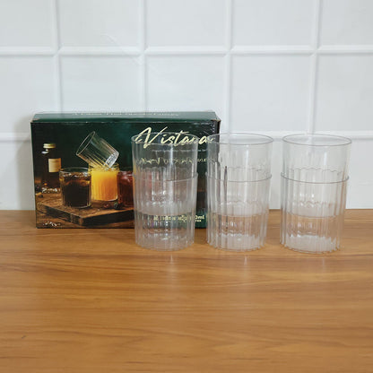 lightweight transparent tumblers set