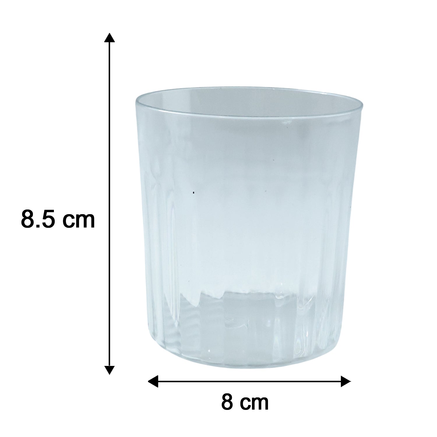 stackable glass drinkware set