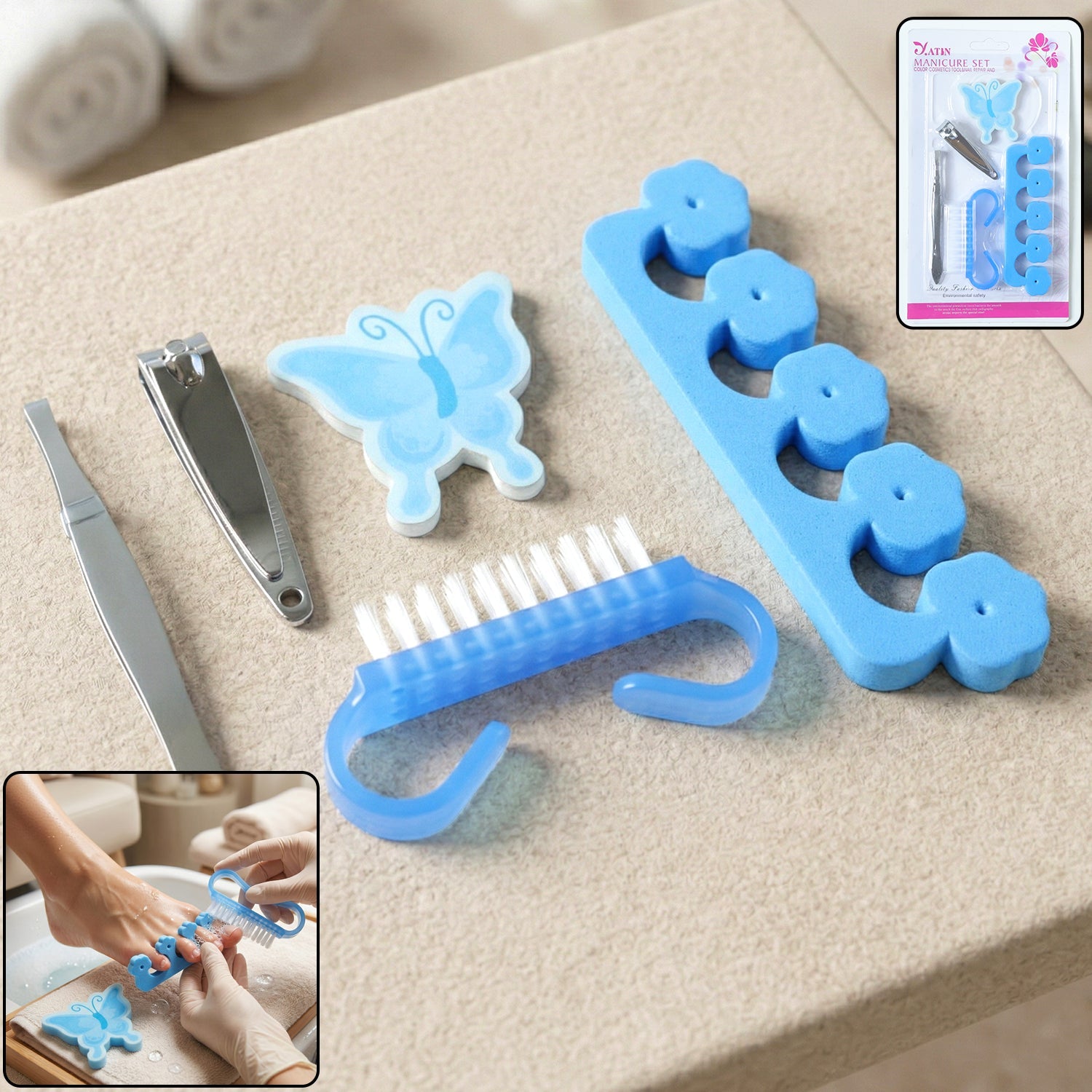 5 in 1 manicure pedicure kit
