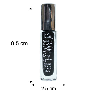 Matte Glam Smudge Proof Deep Black Eyeliner (1 Pc, 9 ML)
