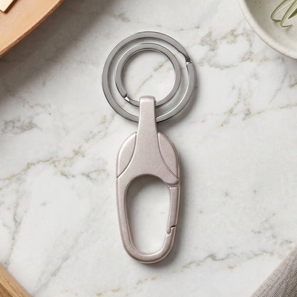 Durable Metal Keychain with Secure Clip (1 Pc)