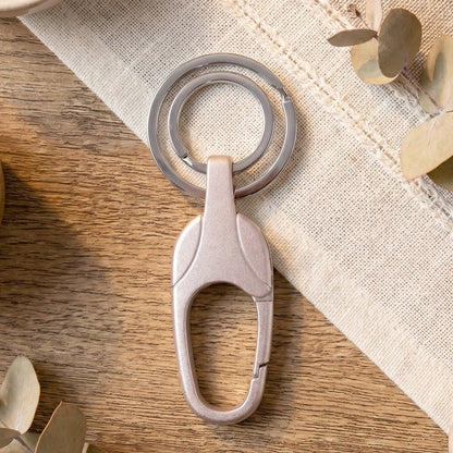 Durable Metal Keychain with Secure Clip (1 Pc)