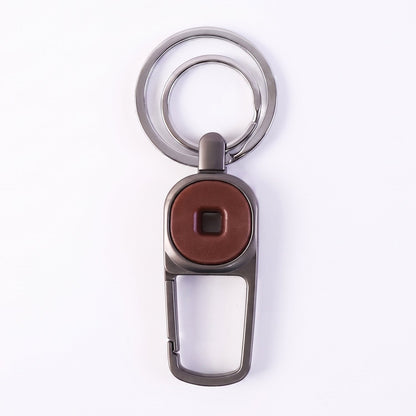 Premium Metal Key Holder with Secure and Stylish Keychain (1 Pc)