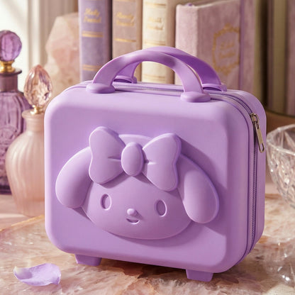 Kids Bear-Shaped Hard Shell Storage Carry Case with Handle (Mix Design)