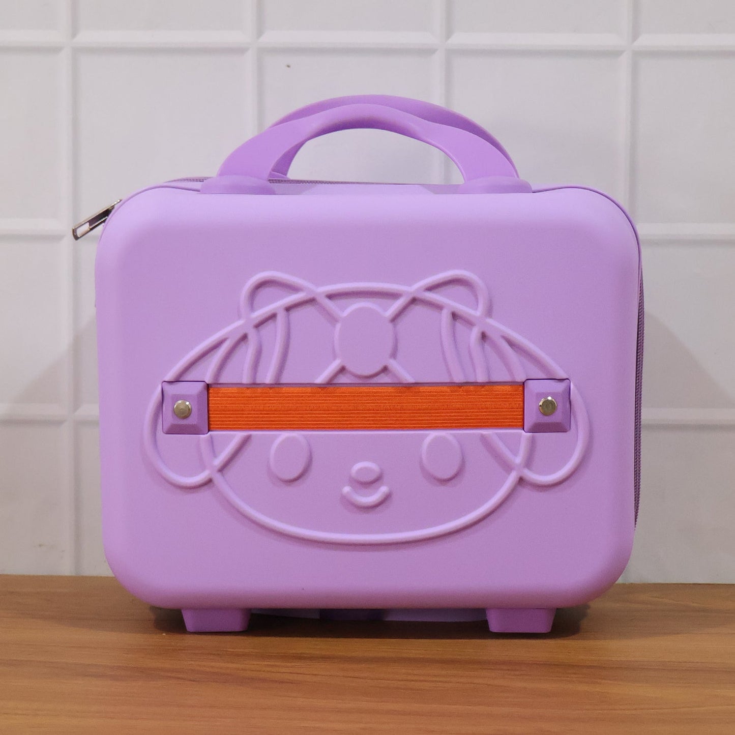 Kids Bear-Shaped Hard Shell Storage Carry Case with Handle (Mix Design)