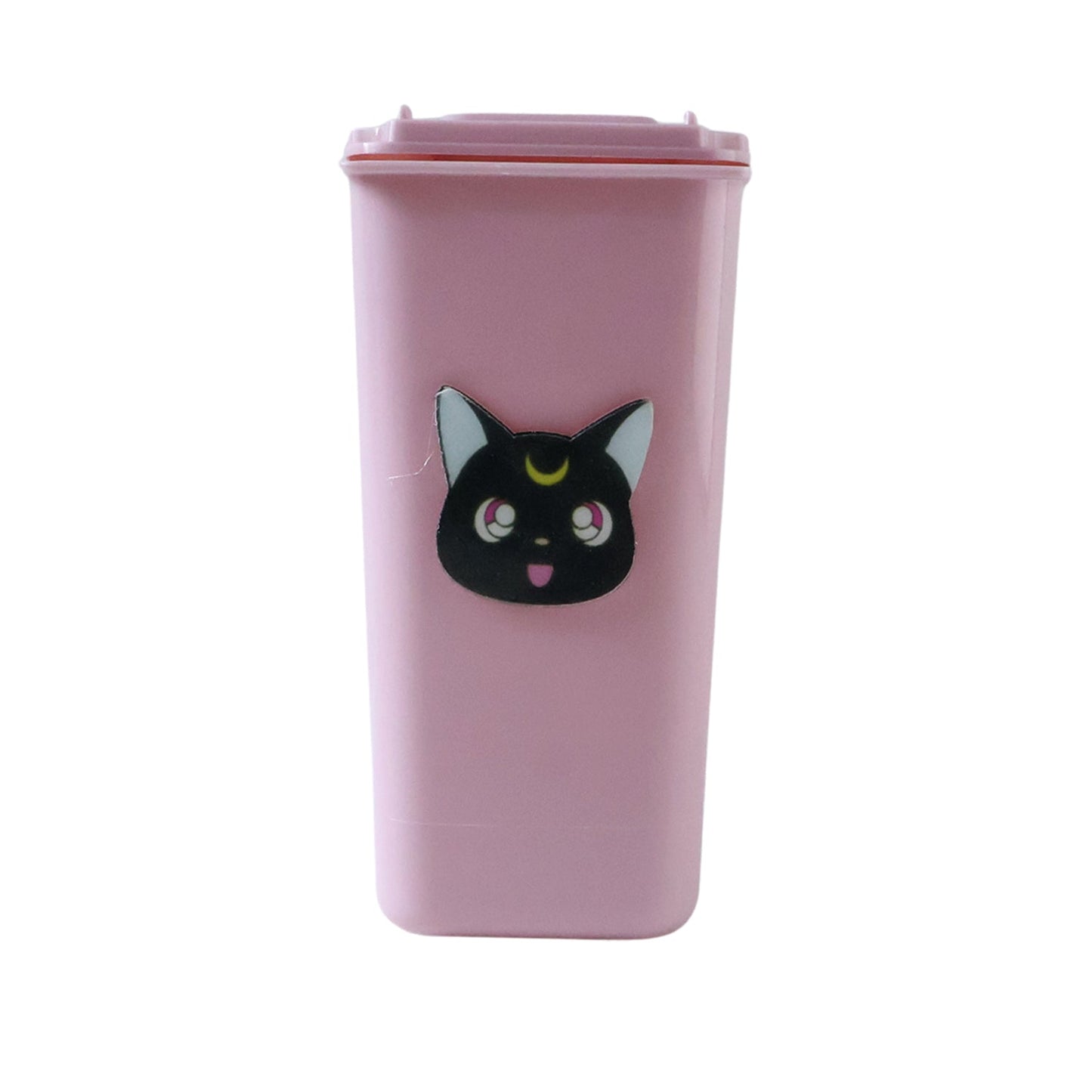 mini trash can pen stand
