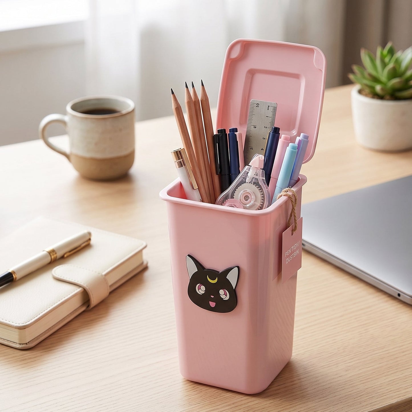 small desk pen holder cute