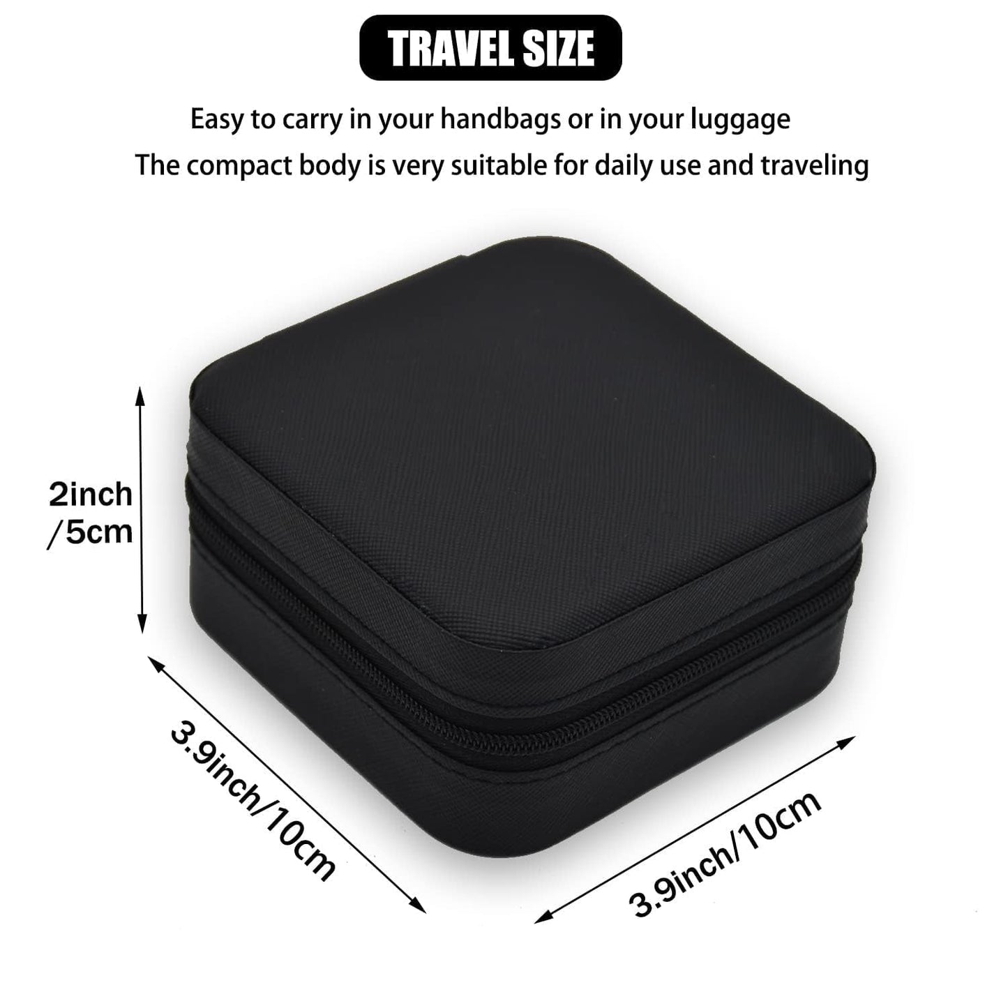 Leather jewellery travel organizer box full view India