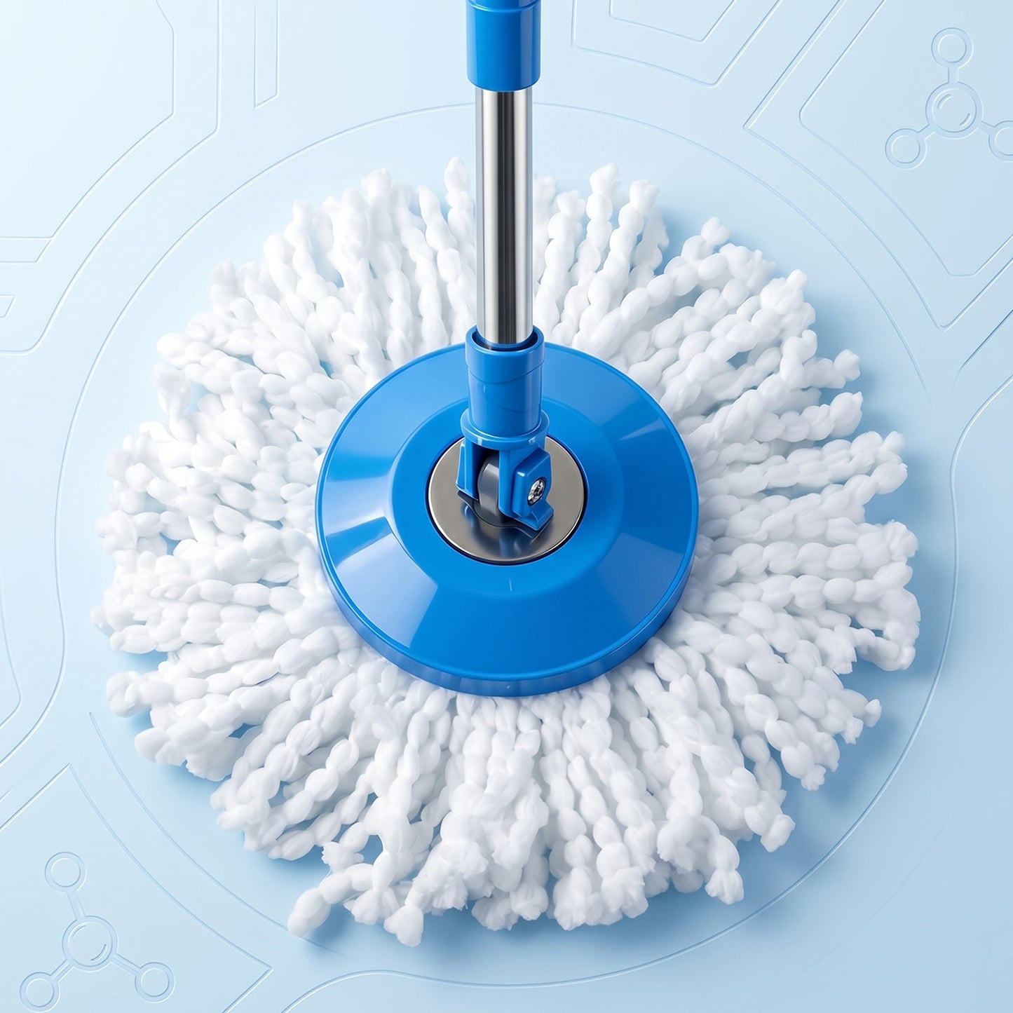 360 Rotating Turbo Spin Mop with Bucket And PLastic jali Set (1 Set)