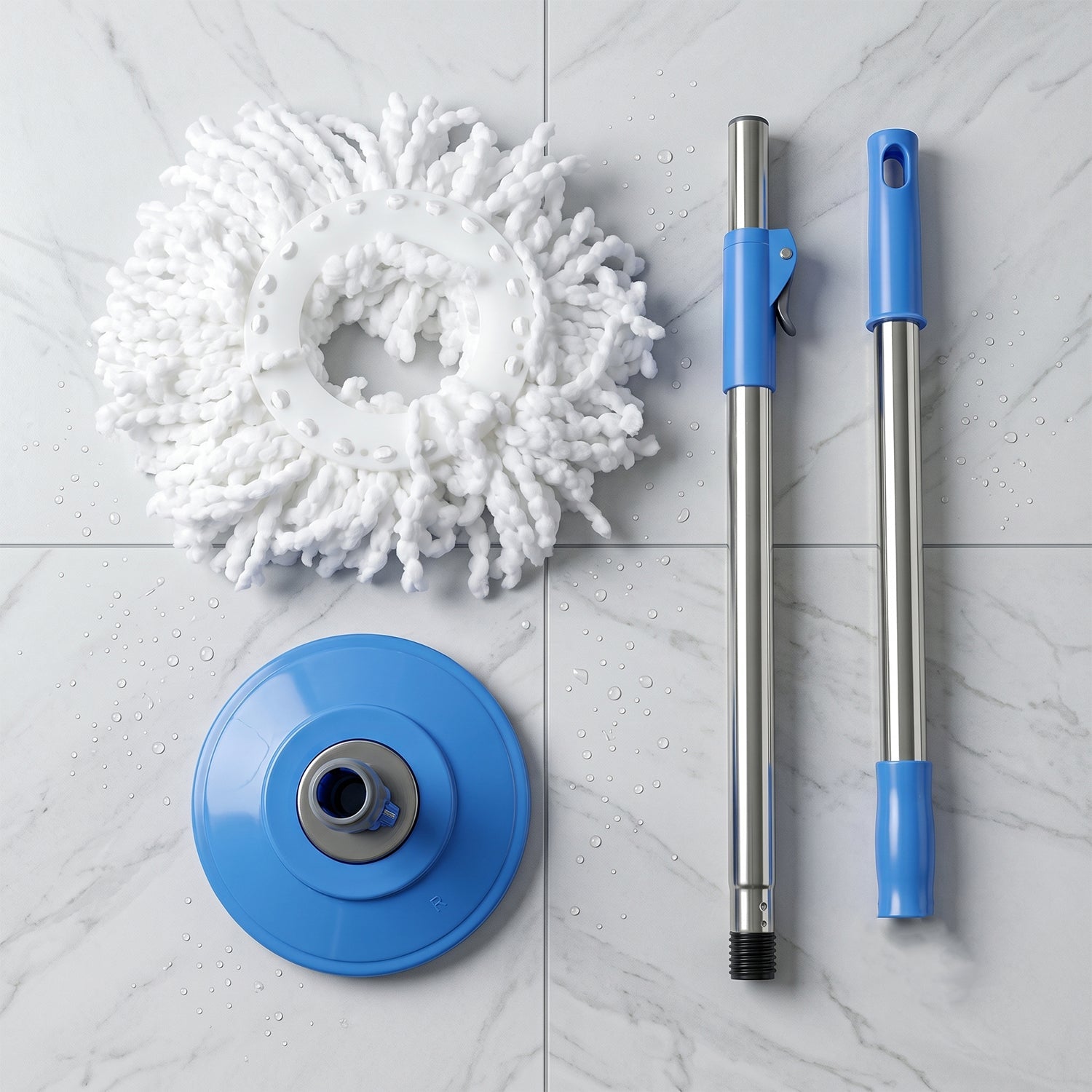 easy handle spin mop for deep cleaning