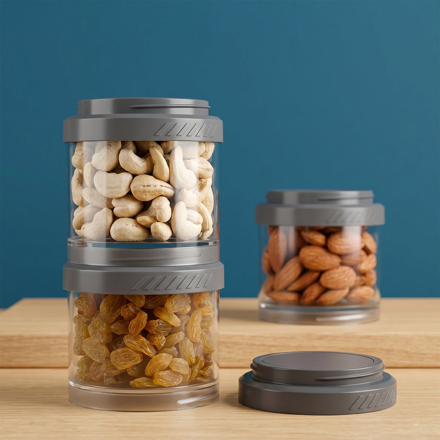 durable plastic storage container set