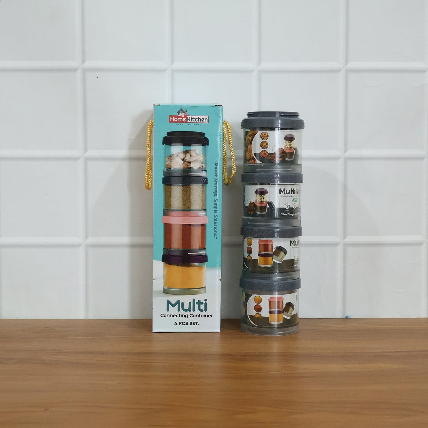 transparent stackable organizer containers